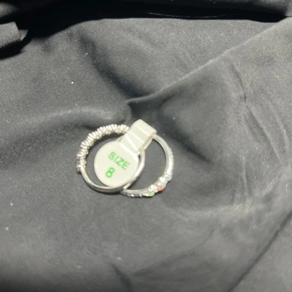 BP Silver Ring with Opal Accent - Picture 4 of 6